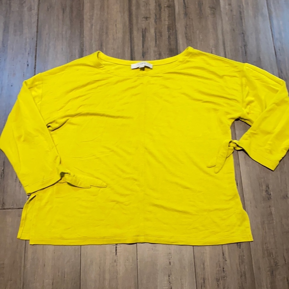 5 for‎ $25 Loft bright yellow top loose fitting